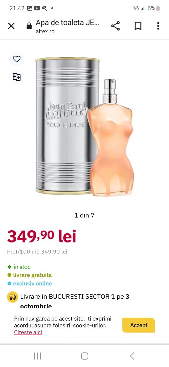 Parfum jean polgotie dama