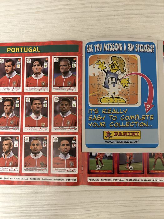 Panini Euro 2012 – напълно попълнен албум