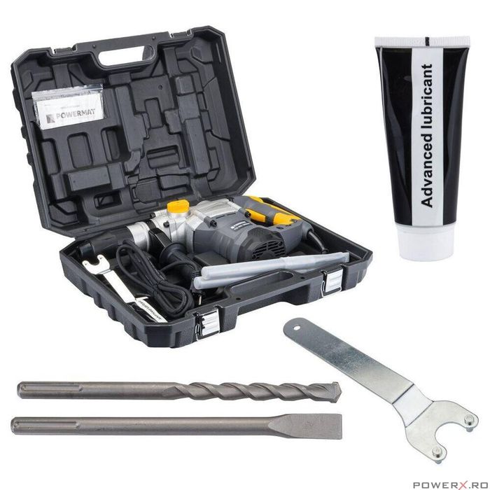 Masina de gaurit cu percutie, rotopercutor SDS MAX 18J 2800W, Powermat