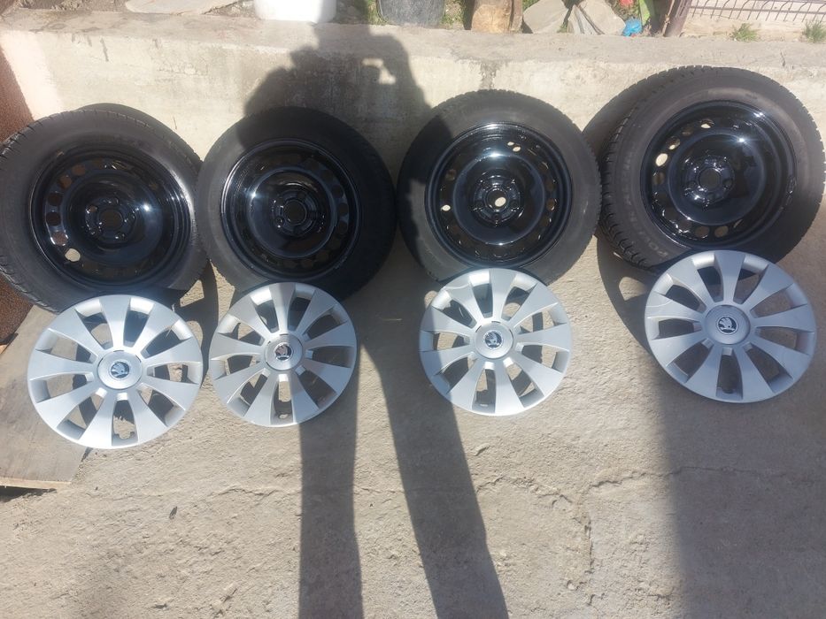 Vând roti iarnă skoda, wv,audi 205 55 R16
