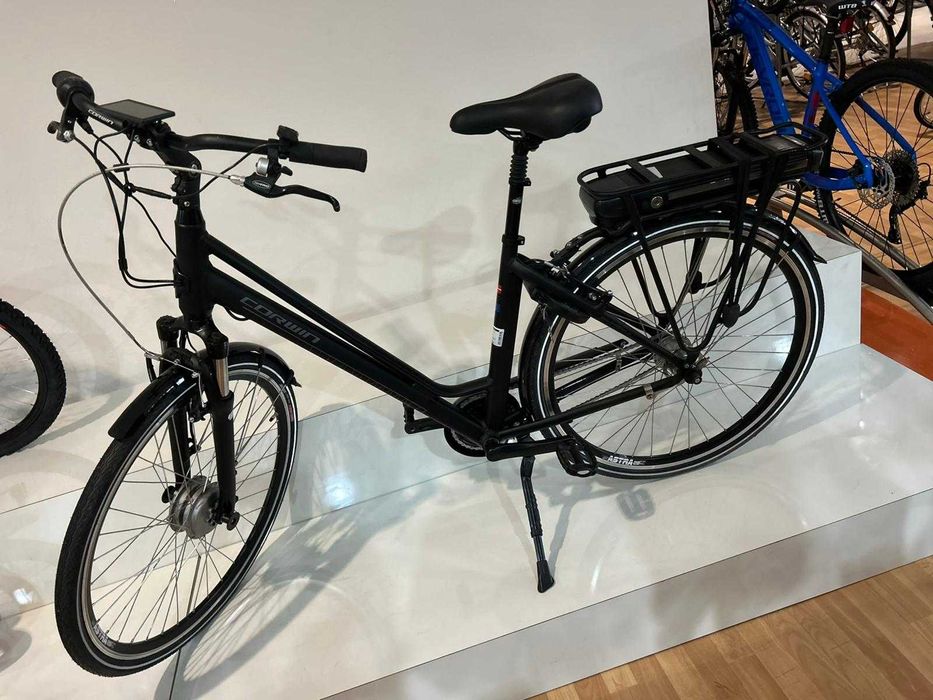 Bicicleta Electrica Corwin 28322 - 28 Inch, 490 mm, Negru