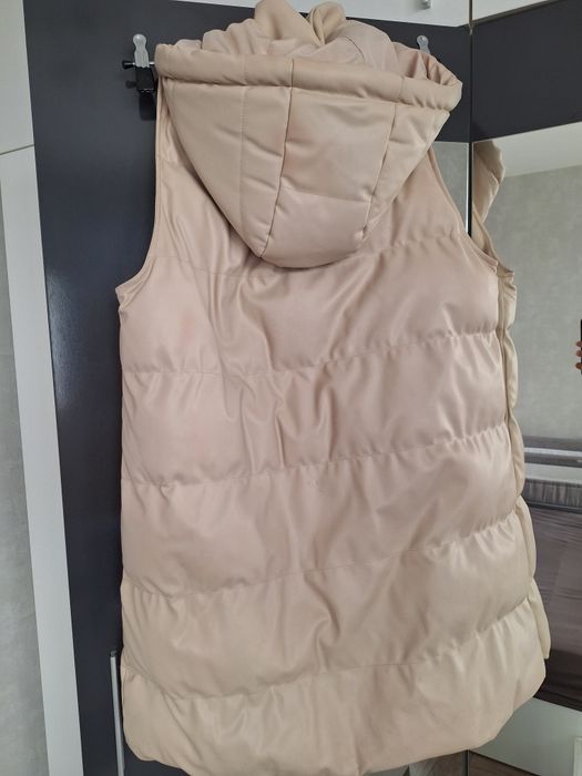 Кожен дълъг елек на ZARA