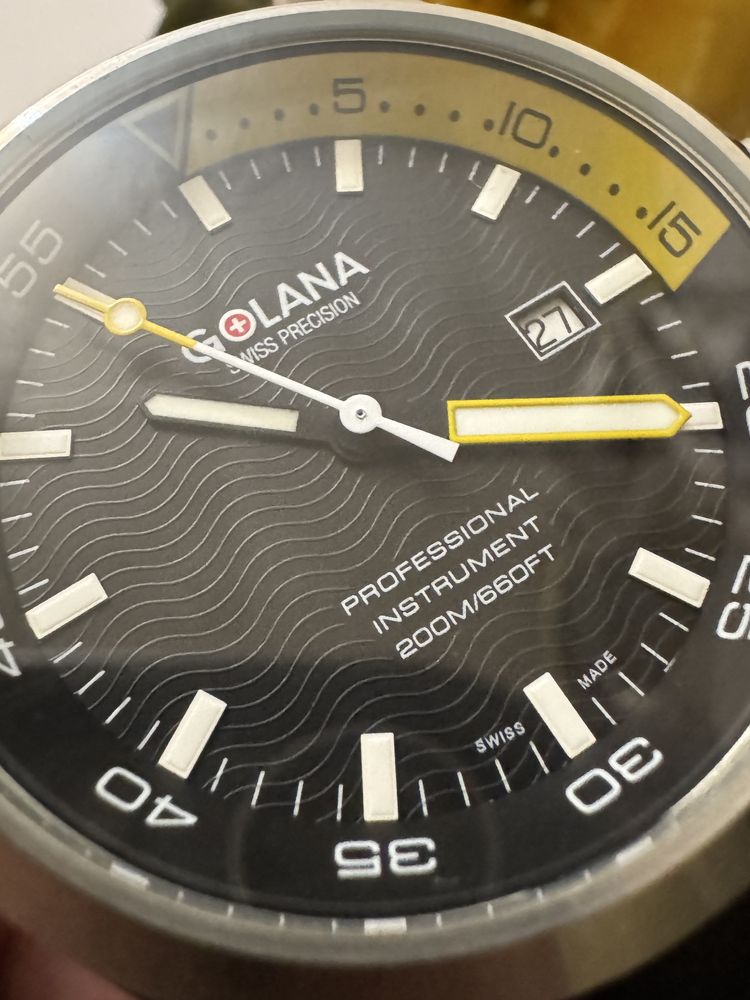 Ceas Golana diver, swiss made, eta.