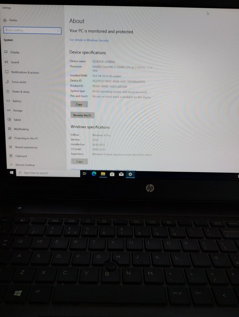 Laptop HP ZBook 15u CPU i7