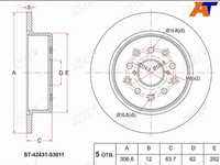 Диск тормозной Toyota Altezza