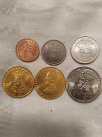 Vând lot de monede românești, în stare bună.