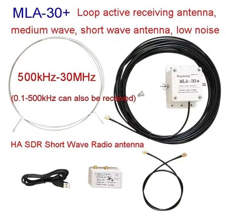 Antena lope active MLA 30+ pentru unde lungi , medii , scurte