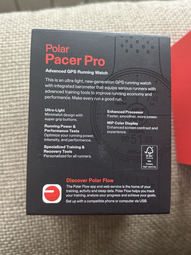 Смарт часовник с GPS - POLAR PACER PRO
