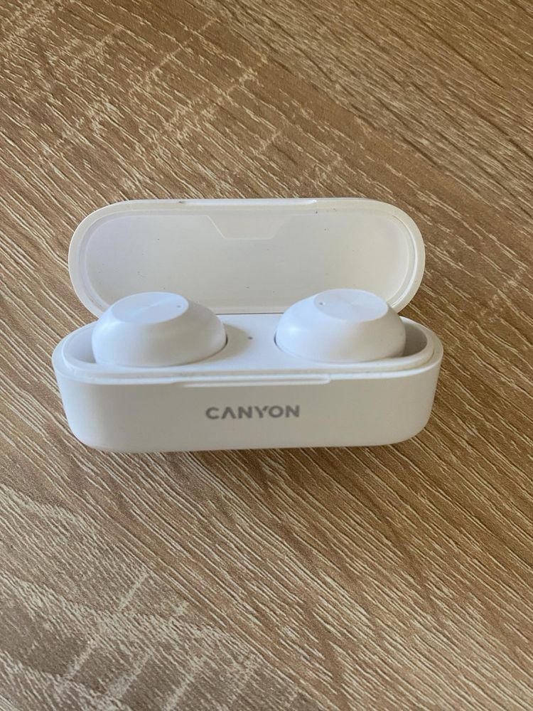 Безжични слушалки Canyon TWS-1, Бели