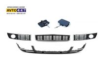Решетка спойлер капаче кука в предна броня Audi A4 B6 2000г-2004г