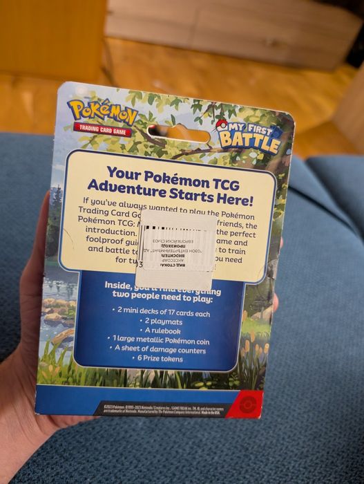 My first battle - pokemon