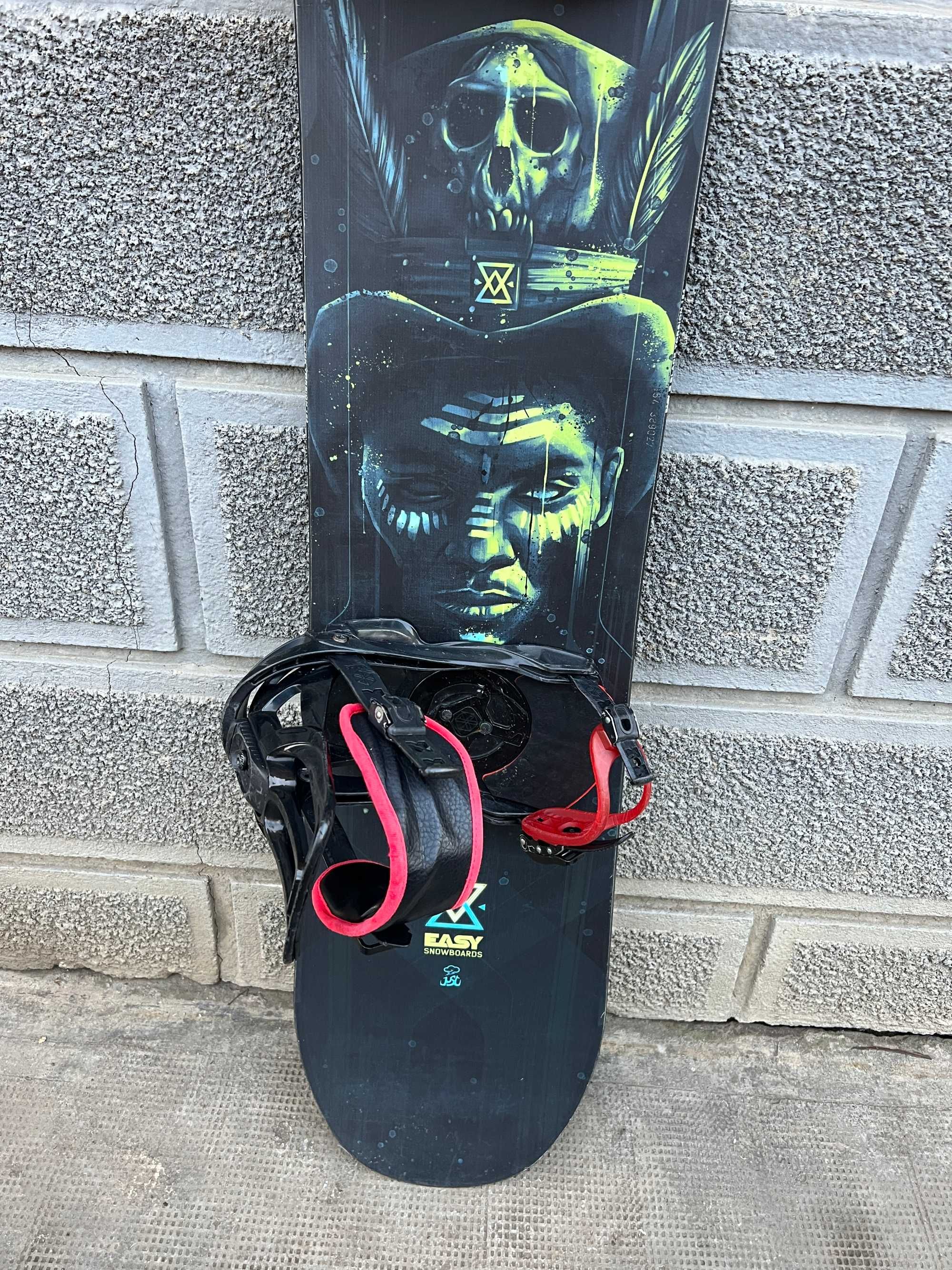 placa snowboard easy black torsion L154cm