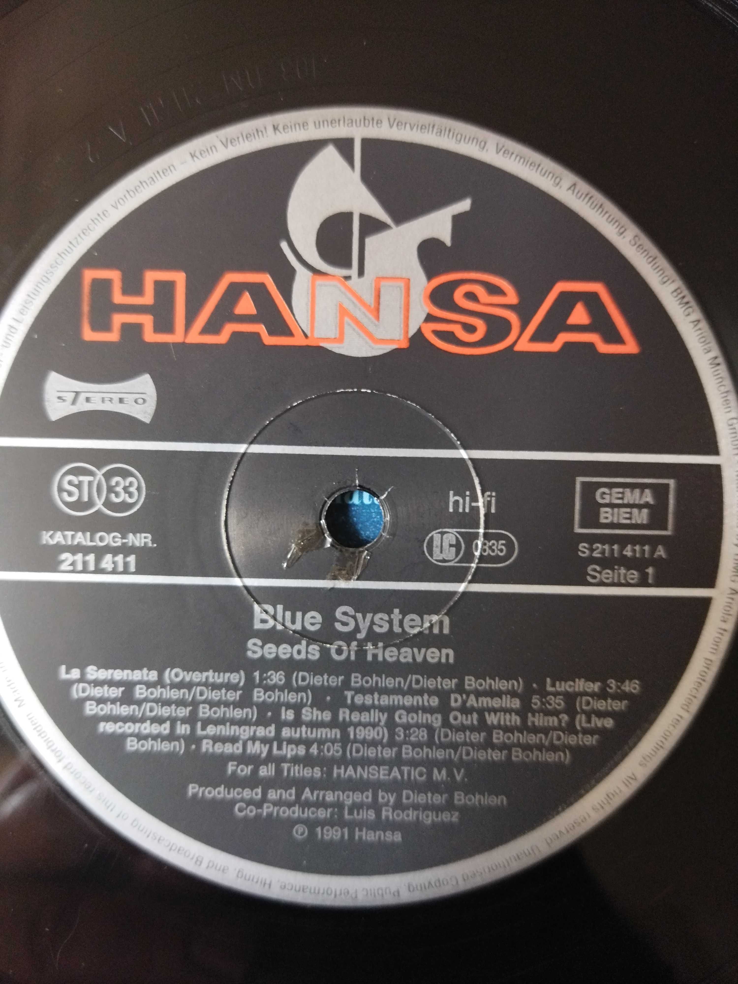 LP Blue System – Seeds Of Heaven [Hansa 1st press]