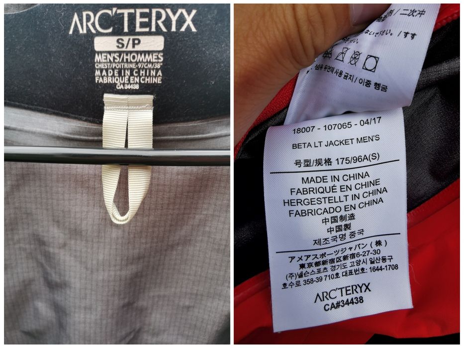 Geacă munte Arc'teryx Beta LT Gore-tex Pro S bărbați hardshell