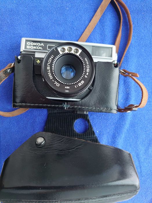 Пленочный Фотоаппарат Сокол 2 сделано в СССР Фотоаппарат Сокол 2