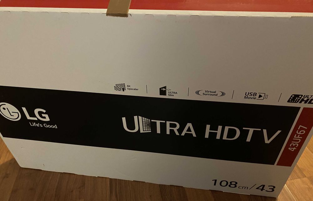 TV LG, 108cm, 43'', fara probleme, Edge LED, Ultra HD/4K [Cluj-Napoca]