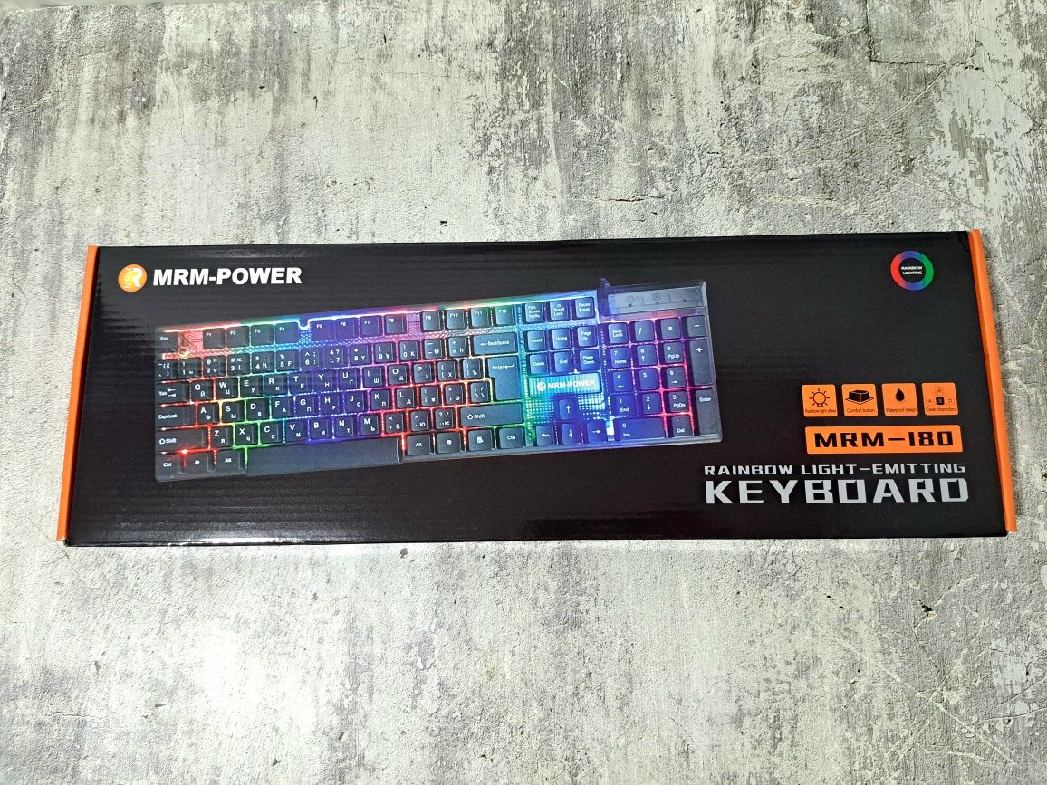 Продам клавиатуры c RGB подсветкой MRM POWER