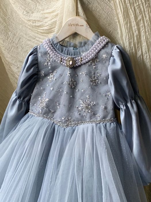 Платье Эльзы 100, 110, 120 рост 3,4,5,6 лет