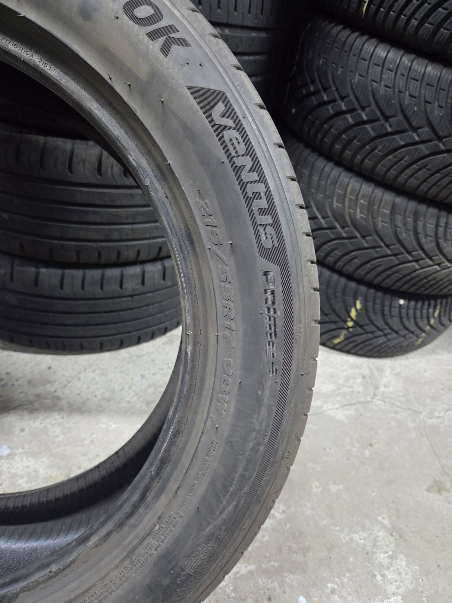 Set 4 anvelope SH vara Hankook 215/55/17 dot 2023