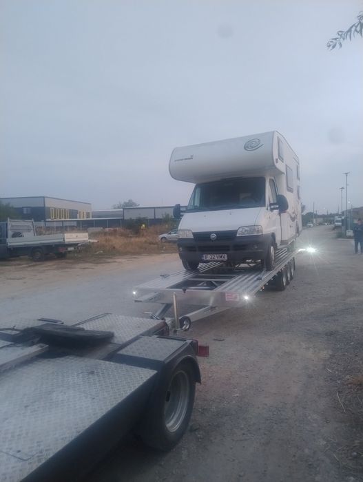 Transport tractari autorulote rulote platforme autoturisme SUV B DB PH