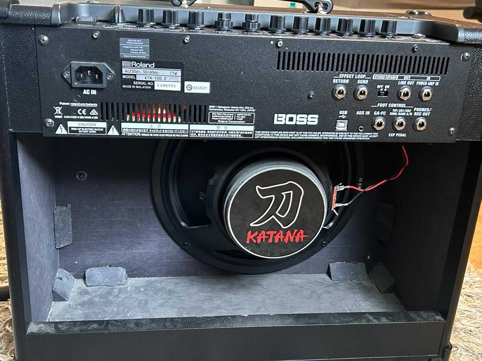 Amplificator Boss Katana 100W MK2 Complet Echipat+Chitara IBANEZ