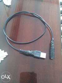 Cablu Usb charging cu mufa interschimbabila + capete mufe