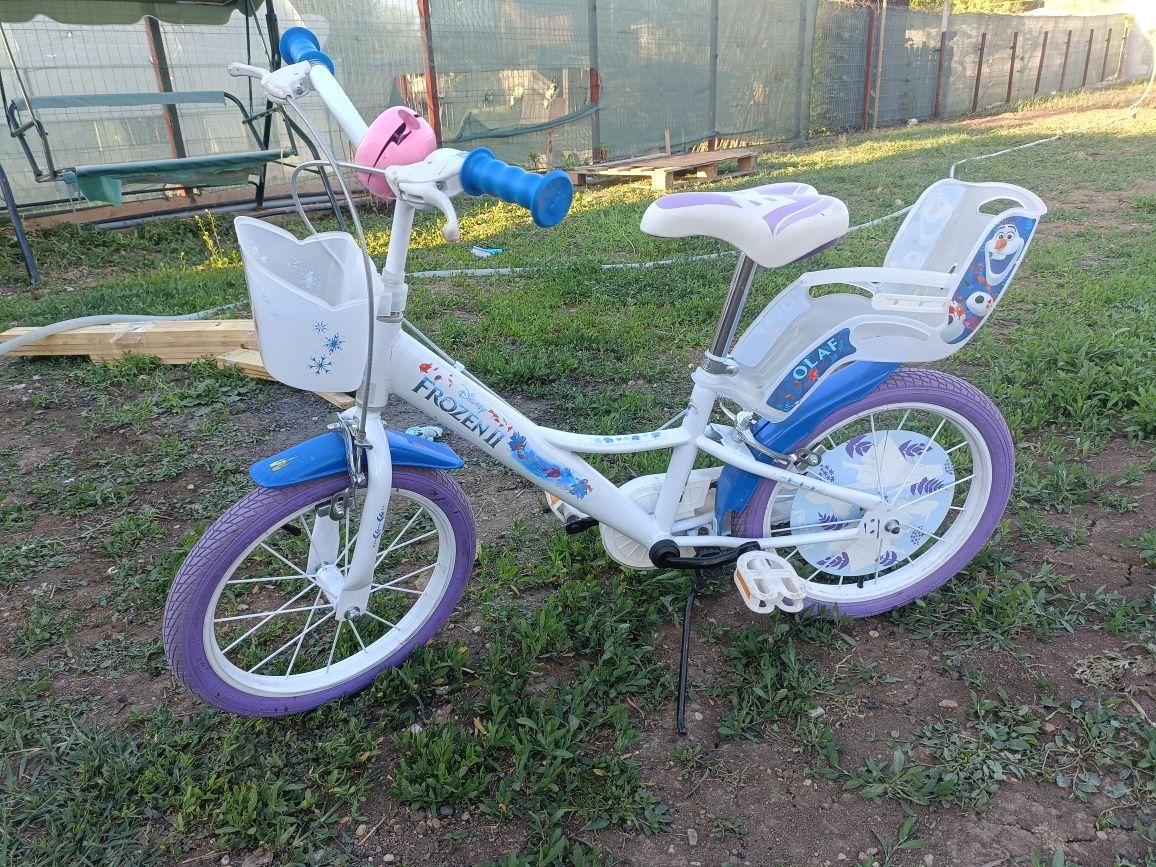 Bicicleta fetițe cu Elsa 16 inch