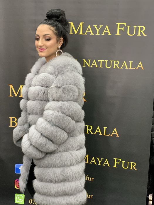 Haina din blana naturala 6 in 1, transformers