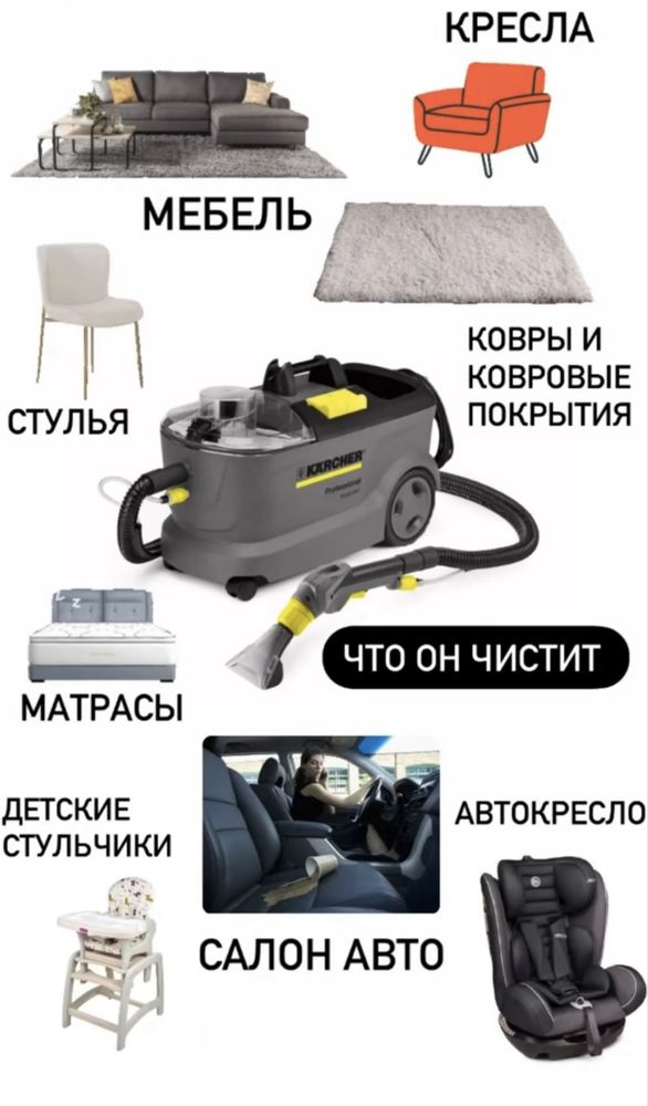 Аренда моющего пылесоса Karcher