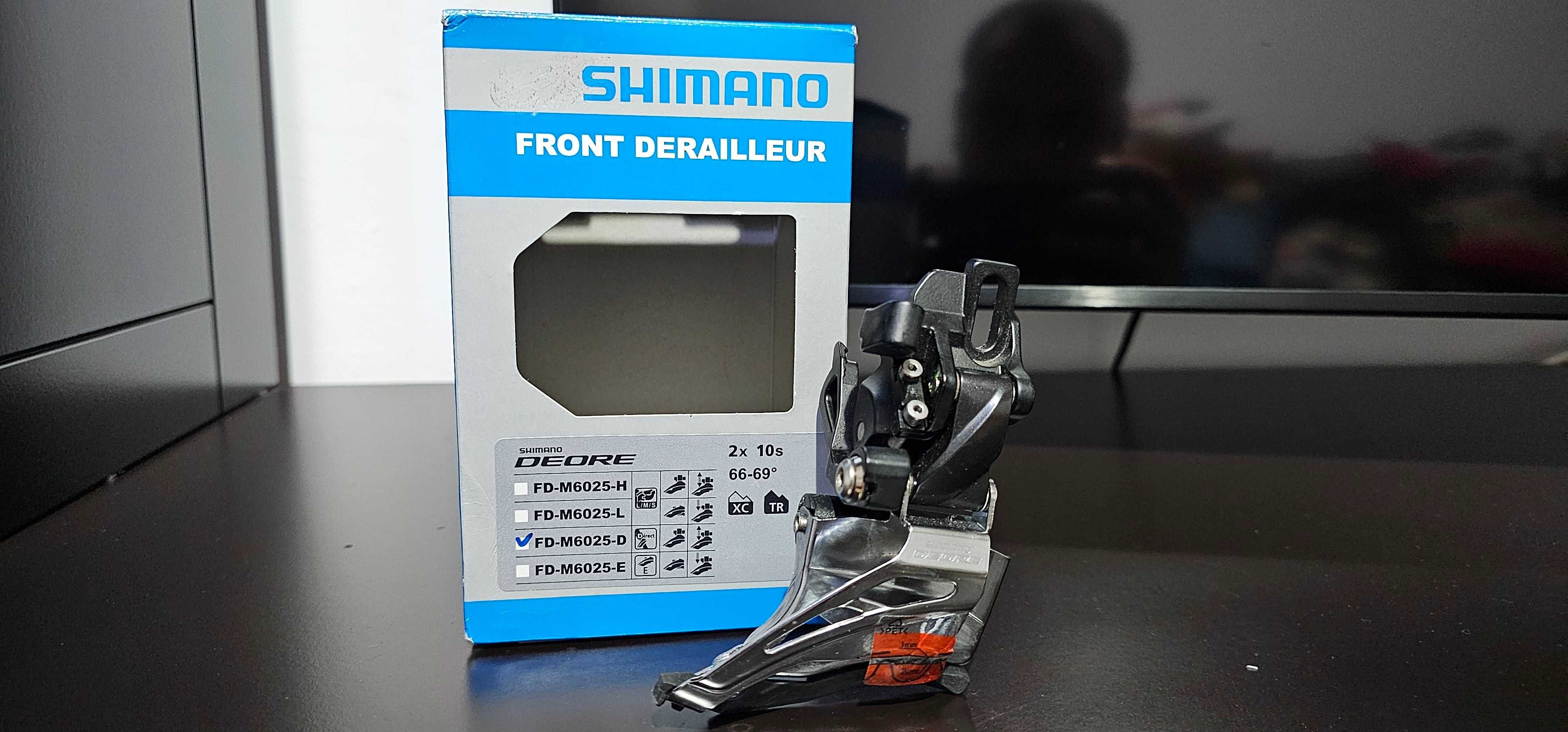 Schimbator Shimano Deore fata 2x10 FD M6025 D