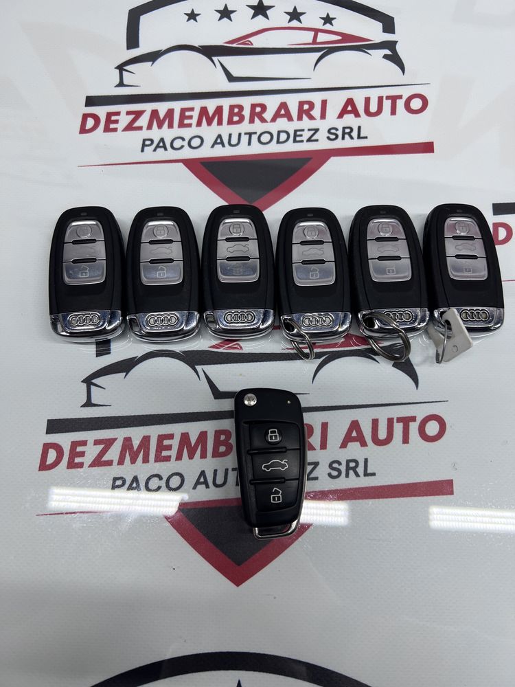 Cheie Originala Completa 3 Butoane Audi A3 A4 B8 A5 Q5 A6 A7