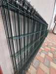 Plasa gard bordurat verde 1,2/2,5 m