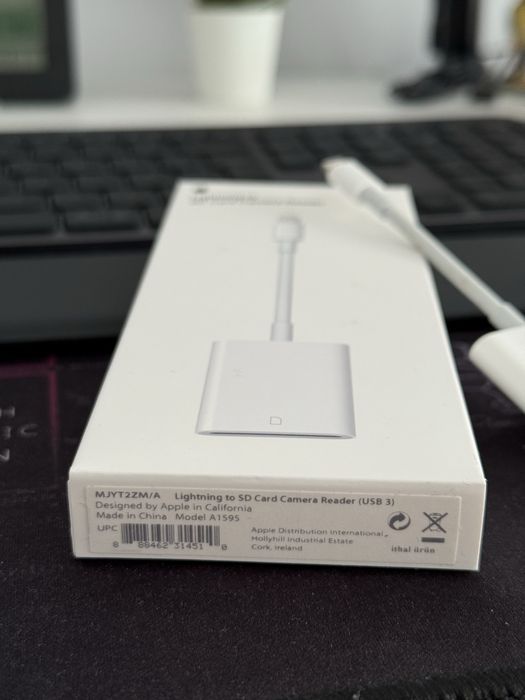 Adaptor Apple Lightning la SD/microSD card