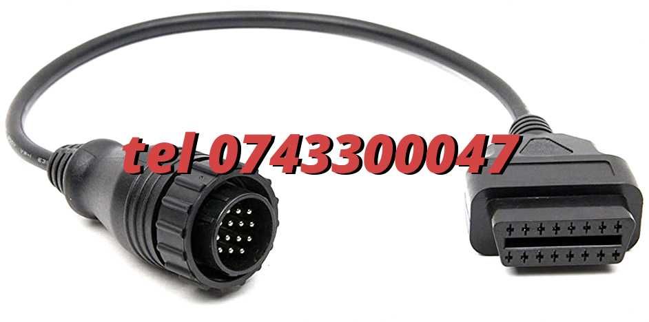 Cablu Adaptor Diagnoza Mercedes Sprinter Vw Lt 14 Pini  Obd2 16 Pin