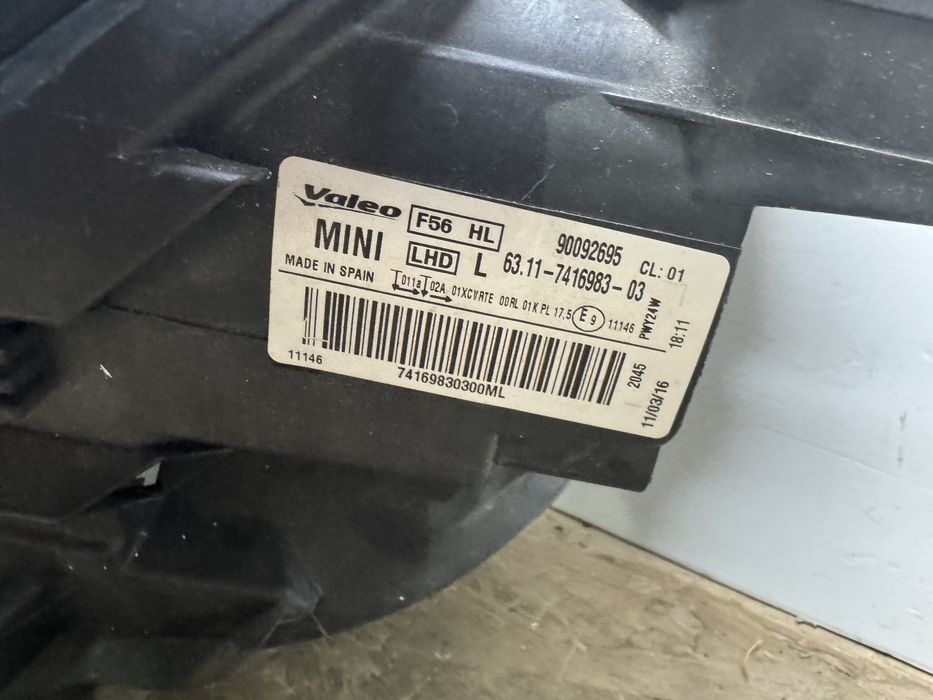 Far faruri Mini Cooper F55 F56 full led adaptiv shadow line stanga