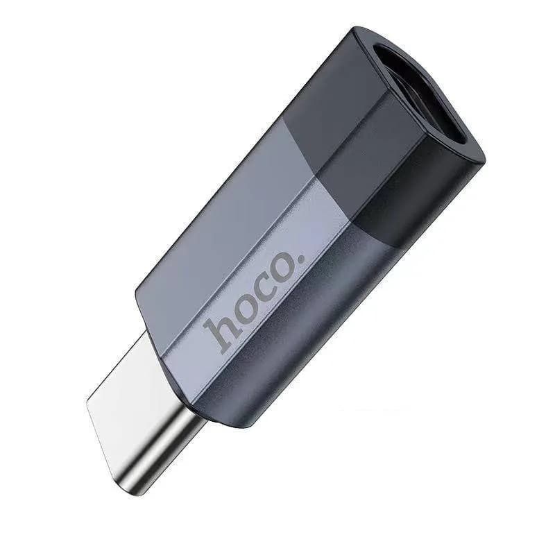 Адаптер переходник с Type-C USB на Lightning Hoco UA29 3.0A черный