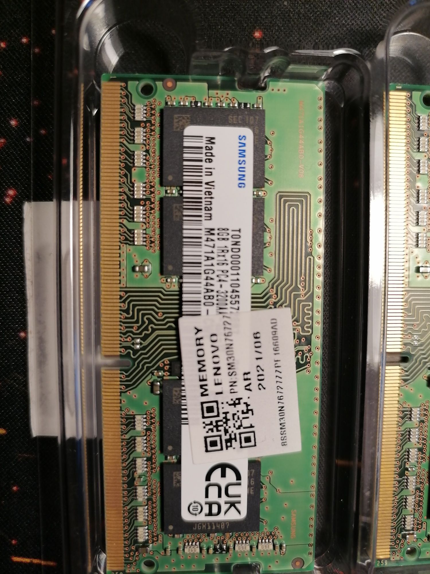 Kit memorie laptop Samsung 16GB DDR4