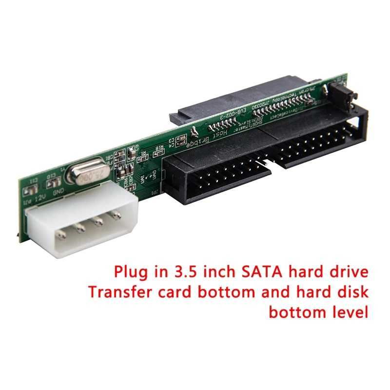Адаптер за SATA 3.5"/ 2.5" твърд диск към PATA / IDE кабел