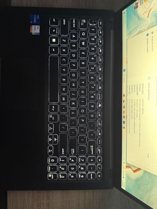 Laptop Asus VivoBook X1500E generatia 11 procesor 16GB ram 512 SSD M2