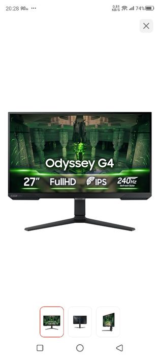 Продам монитор Samsung G4 27 дюймов