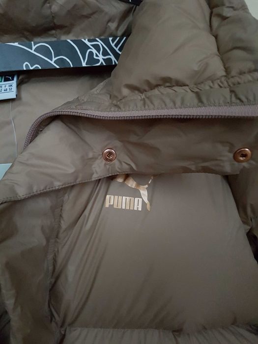 geaca iarna Puma puf bej puffer puf gasca ca The North Face