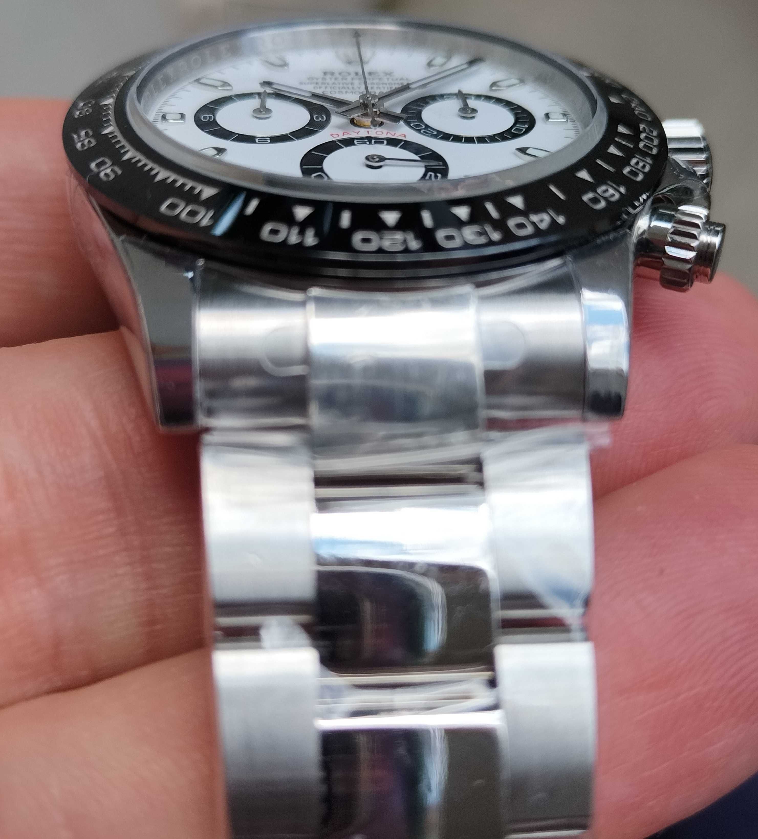 Rolex Daytona Panda 40mm Cronograf Automatic 4130 904L 72h rezerva