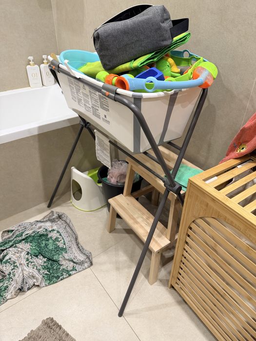 Продам детскую ванночку stokke