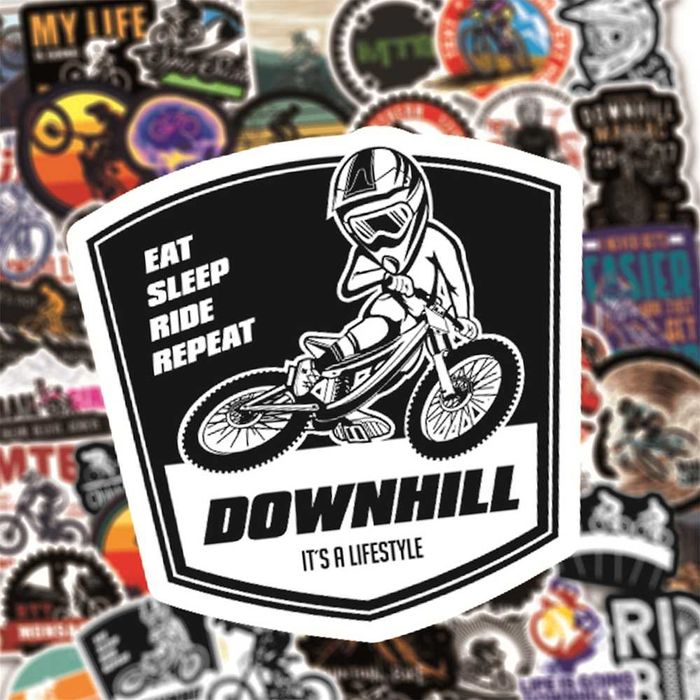 Стикери за декорация 50/100-Offroad/Bikes/Колелета/Планина/Колоездачи