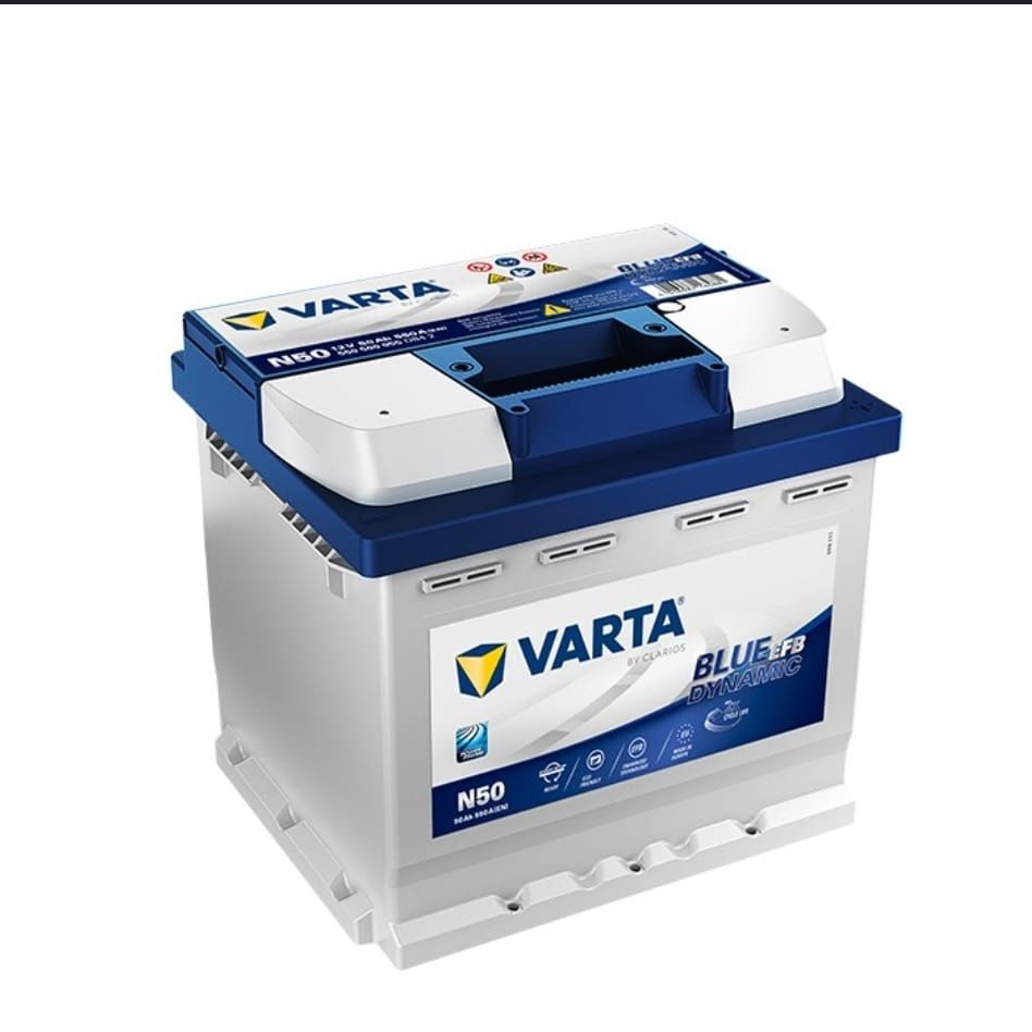 Аккумулятор VARTA 52Ah производство Чехия для авто spark,cobalt 24/7