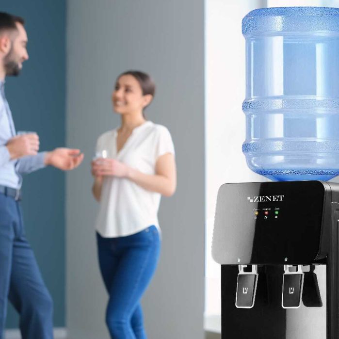 Настолен диспенсър за топла и студена вода ZENET ZET-312- ЧЕРЕН