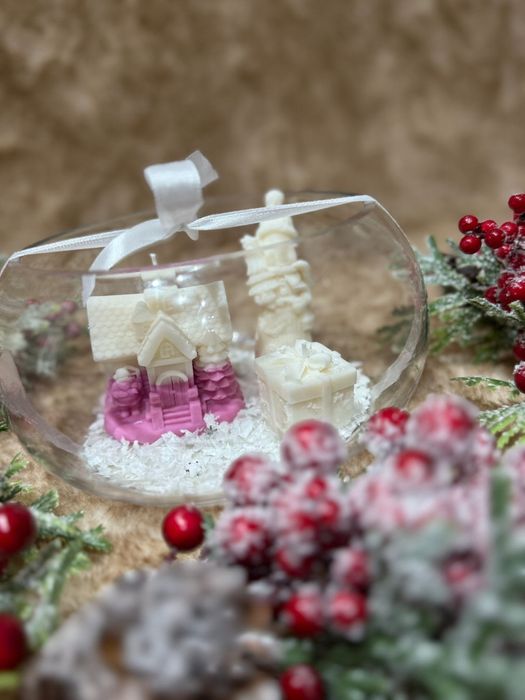 Lumanari parfumate / marturii si aranjamente florale din soia