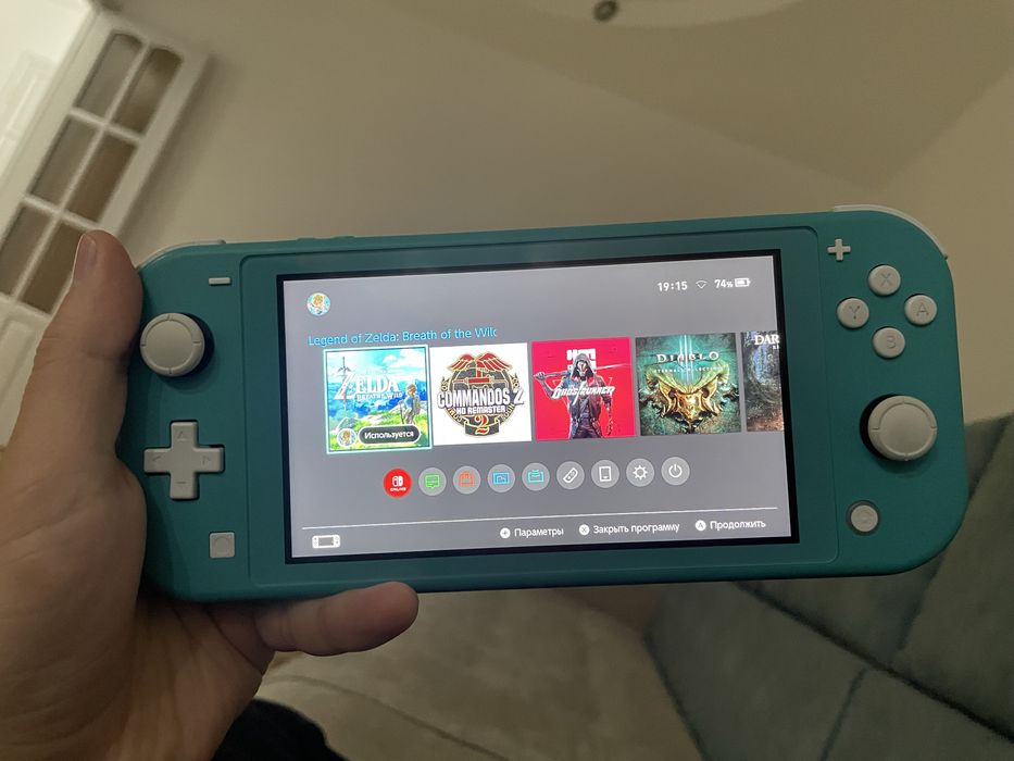 Прошитый Switch lite 128 gb