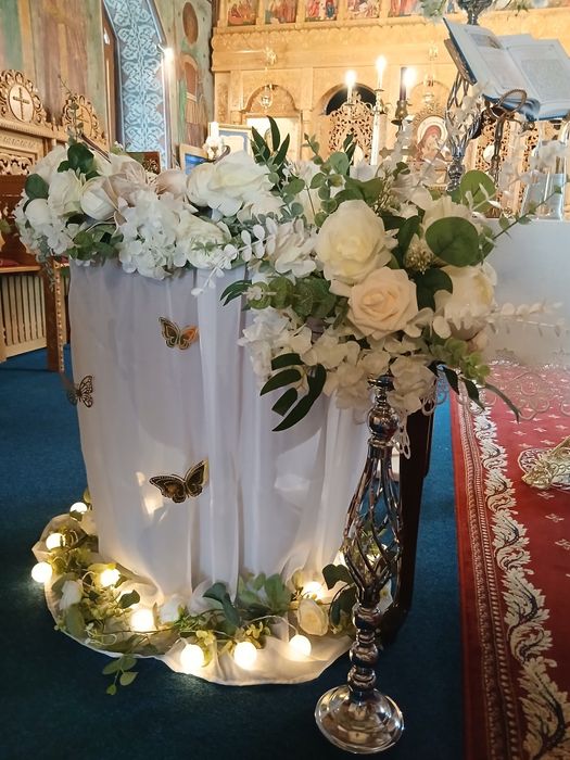 Aranjament botez biserica