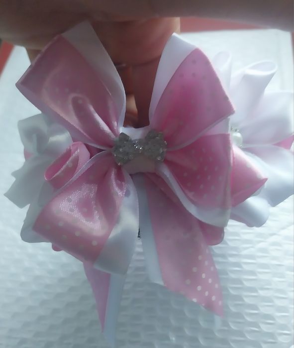 Fundițe pentru fetițe din banda de saten făcut cu mare drag